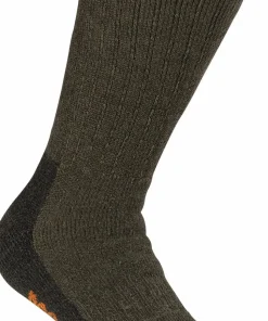 Pinewood Hunters Terry Wool Socks Green/Dark Green