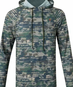Pinewood Men's Air Vent Hoodie Green Camou Outlet
