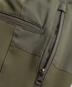 Discount Men's Brenton Trousers Dark Olive/Suede Brown Herrbyxor