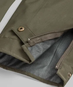 Discount Men's Brenton Trousers Dark Olive/Suede Brown Herrbyxor