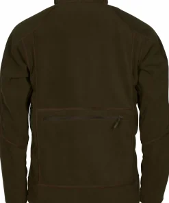 Pinewood Men's Furudal Reversible Camou Fleece Jacket Hunting Brown/Strata Blaze Hot