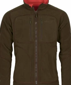 Pinewood Men's Furudal Reversible Fleece Jacket Hunting Brown/Red New