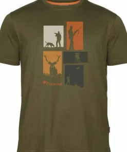 Outlet Men's Hunting T-Shirt Herrtröjor & Skjortor