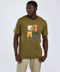Outlet Men's Hunting T-Shirt Herrtröjor & Skjortor