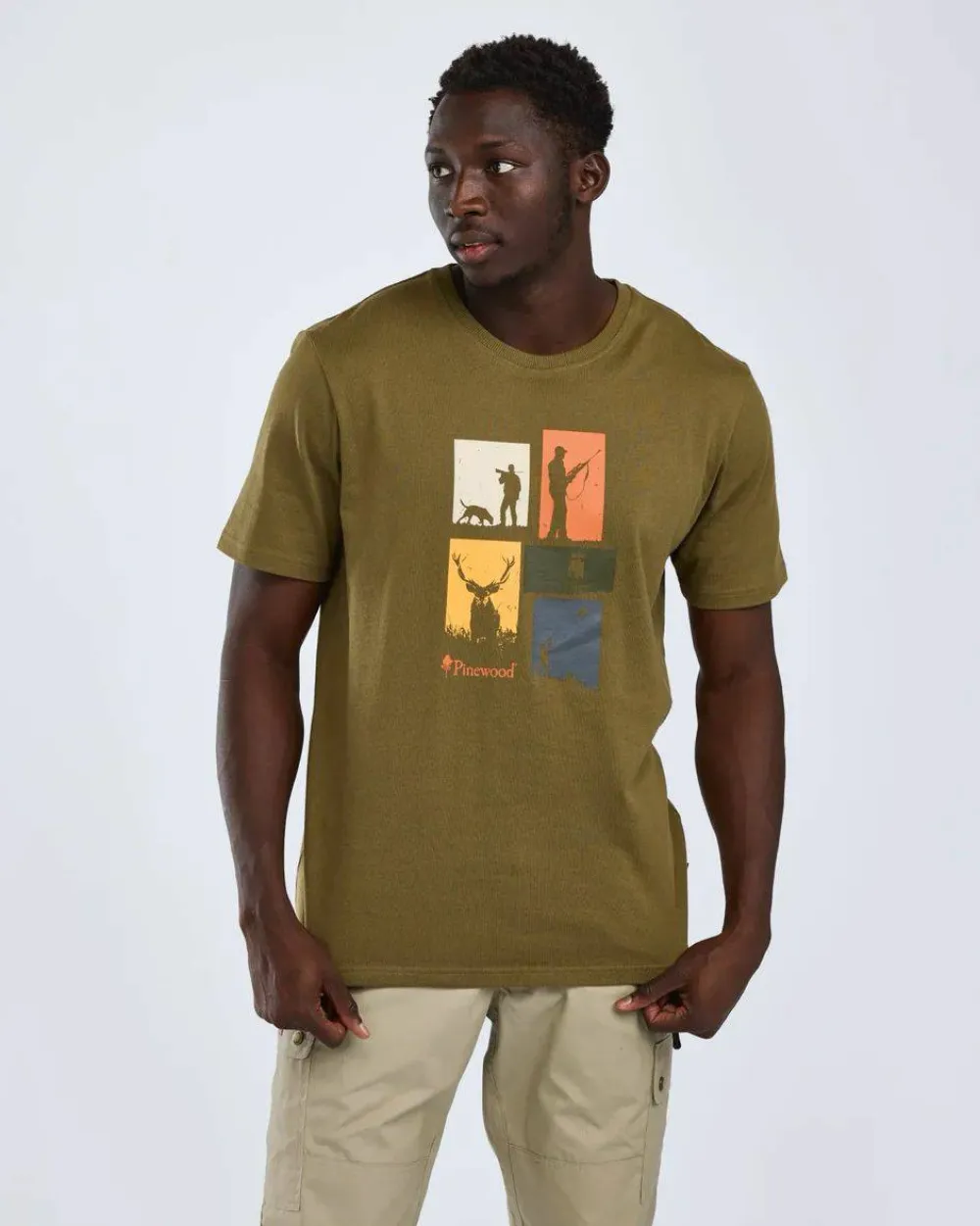 Outlet Men's Hunting T-Shirt Herrtröjor & Skjortor
