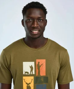 Outlet Men's Hunting T-Shirt Herrtröjor & Skjortor