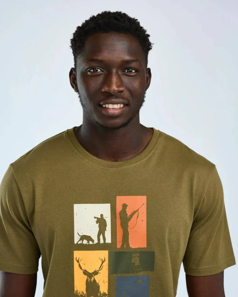 Outlet Men's Hunting T-Shirt Herrtröjor & Skjortor