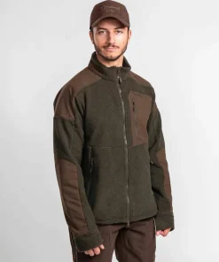 Pinewood Men's Småland Forest Fleece Jacket Hunting Green H.Green Discount