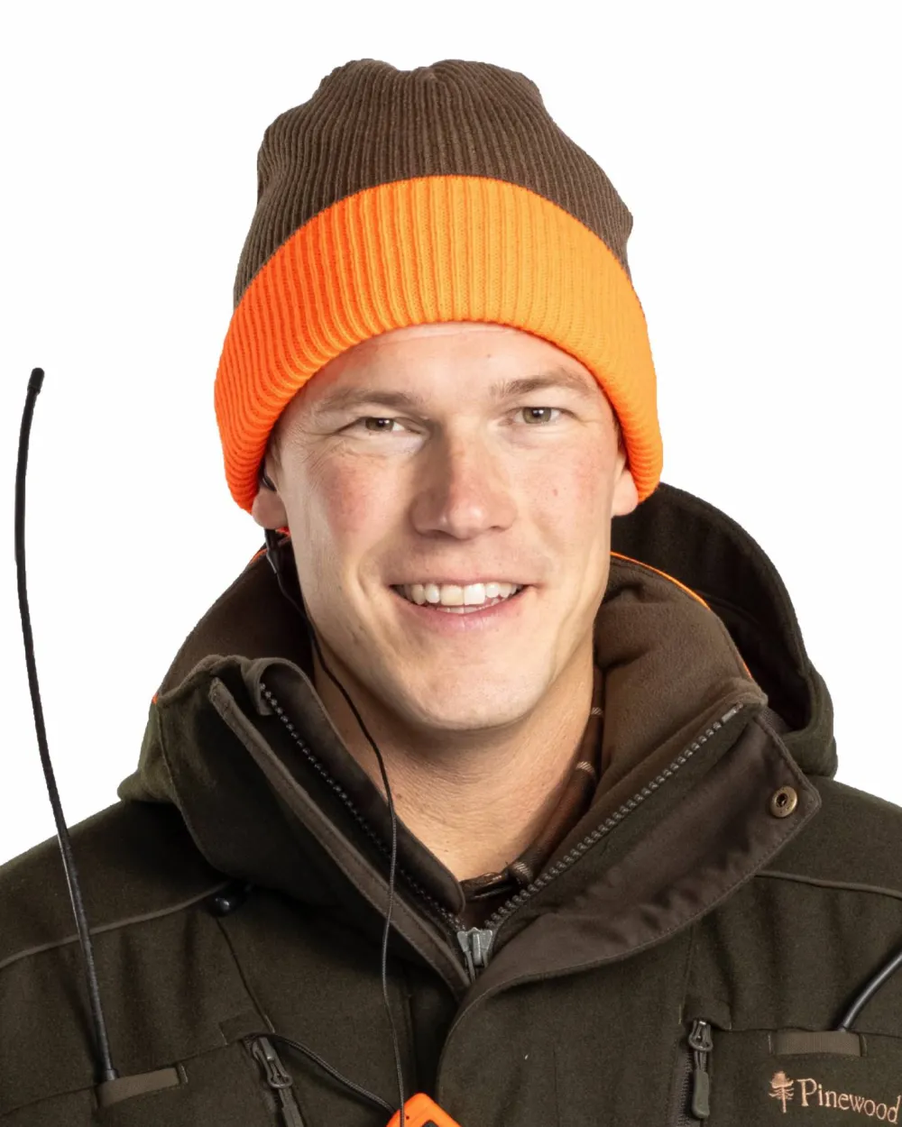 Pinewood Men's Småland Reversible Hunters Hat Mossgreen/Orange Online