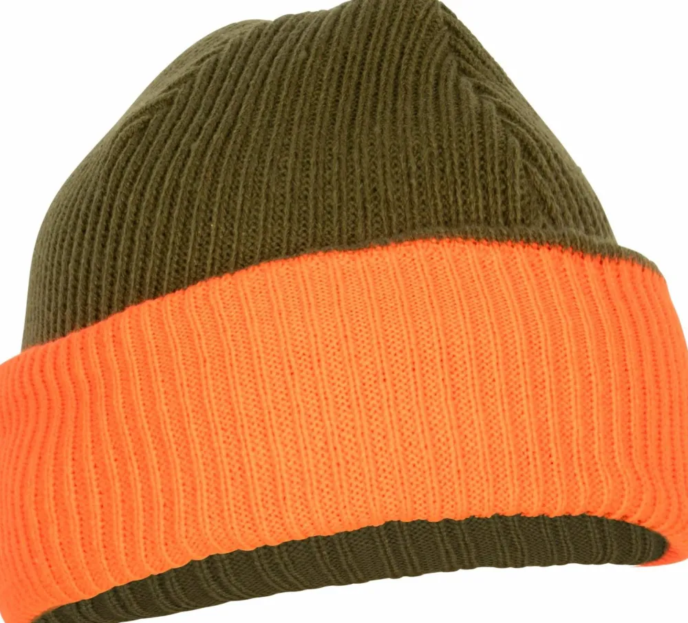 Pinewood Men's Småland Reversible Hunters Hat Mossgreen/Orange Online