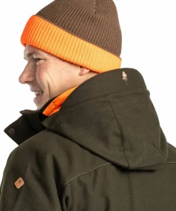 Pinewood Men's Småland Reversible Hunters Hat Mossgreen/Orange