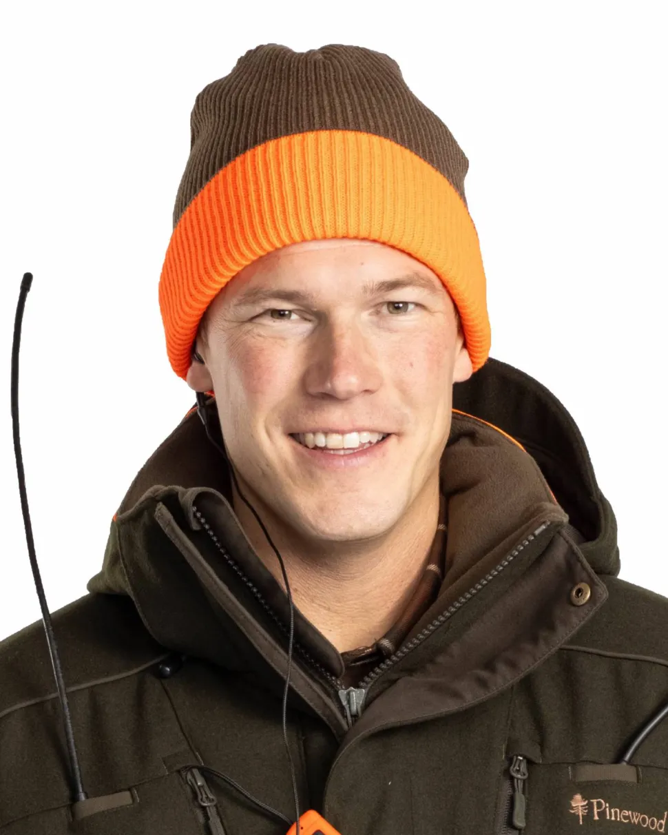 Pinewood Men's Småland Reversible Hunters Hat Mossgreen/Orange