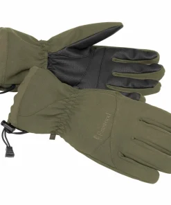 Online Padded 5-Finger Gloves Dark Green Handskar & Vantar Dam