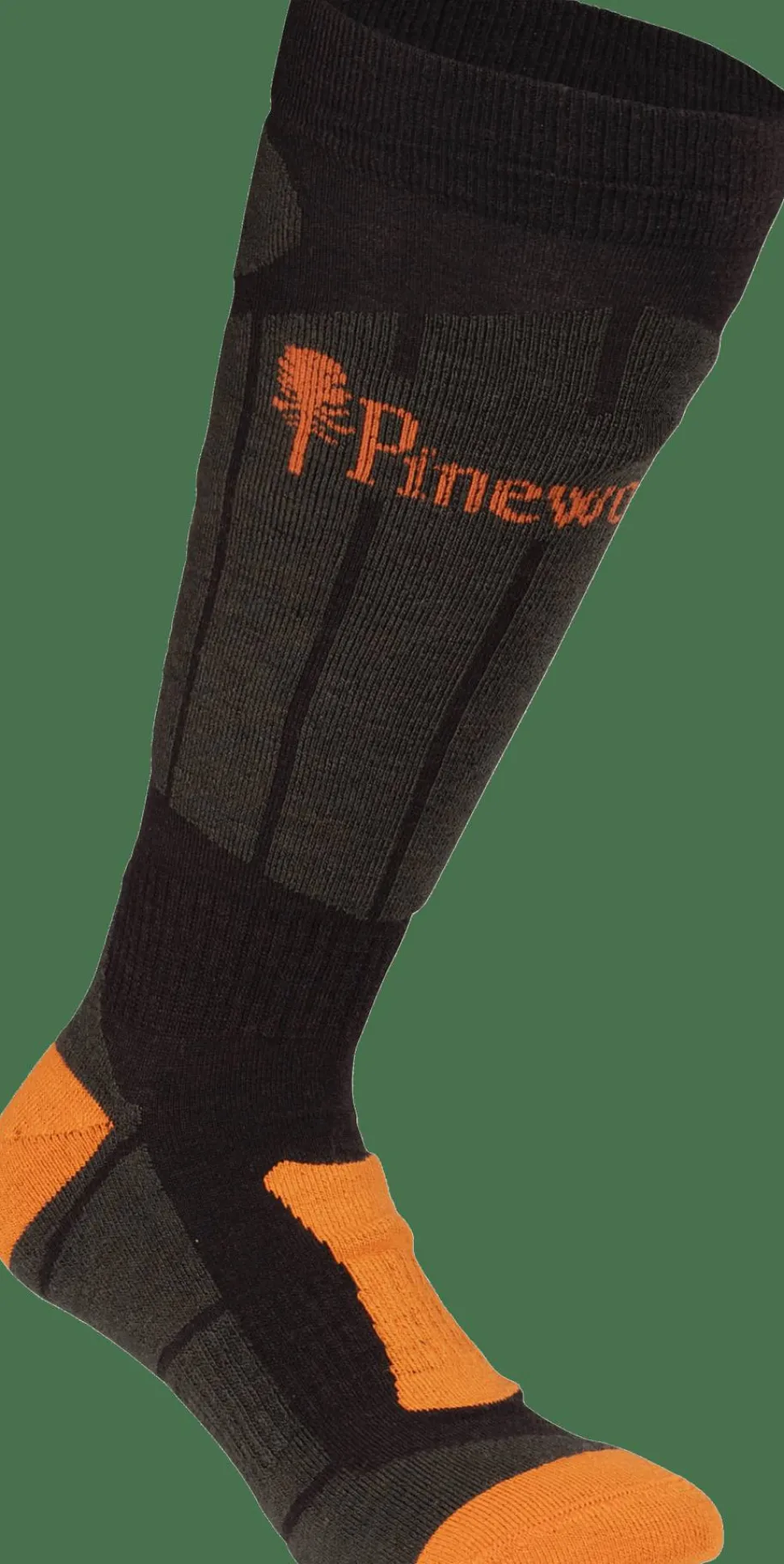 Pinewood Technical Long Wool Socks Dark Green/Green