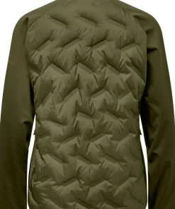 Pinewood Women's Abisko Insulation Hybrid Jacket Olive Green Hot