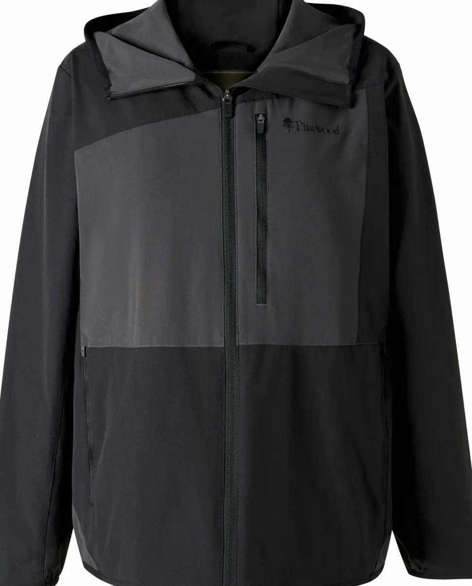 Pinewood Women's Abisko Light Stretch Jacket Black/d.anthracite