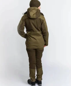 Pinewood Women's Finnveden Hybrid Extreme Trousers Dark Olive/Hutinng Olive D.Olive/H.Olive New
