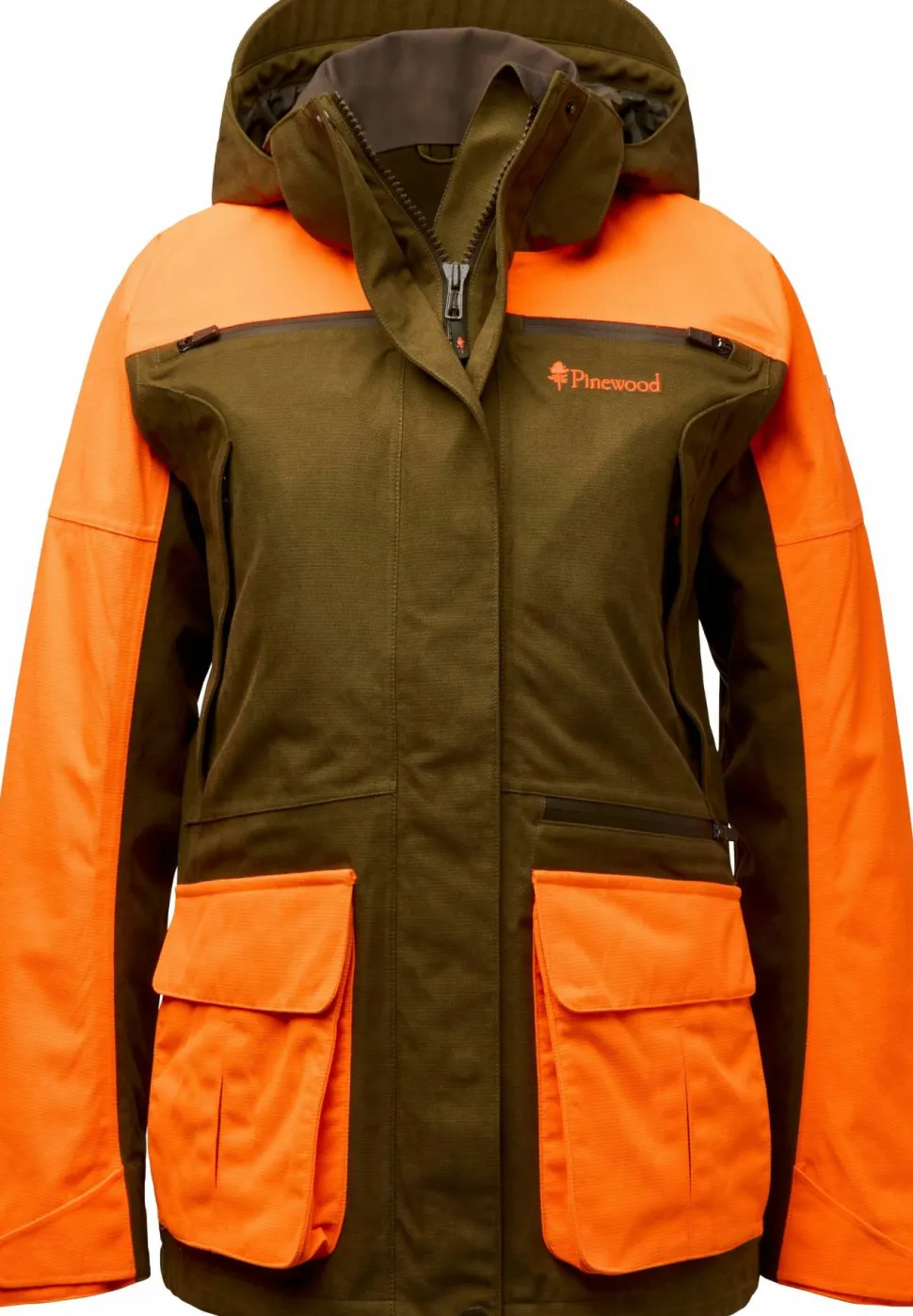 Pinewood Women's Furudal Expert 2L Hunting Jacket Olivegreen/orange