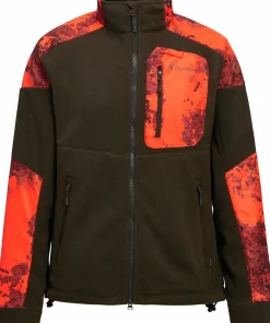 Pinewood Women's Småland Hunters Camou Fleece Jacket H.Brown/Strata Blaze Outlet