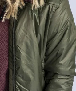 Pinewood Women's Wool Insulated Midlayer Jacket Moss Green