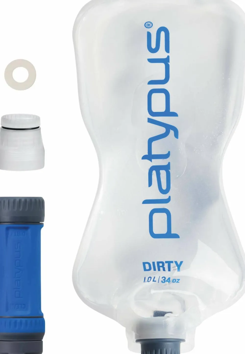 Platypus QuickDraw 1L Filter System Blue Hot