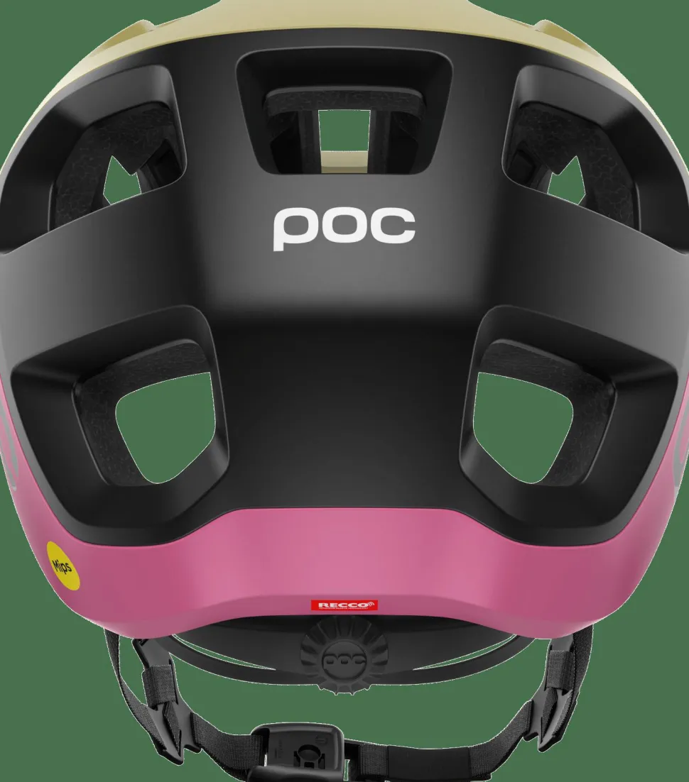 POC Cularis MTB Helmet Olivine Green Matt/Thulite Pink Mat