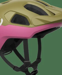 POC Cularis MTB Helmet Olivine Green Matt/Thulite Pink Mat