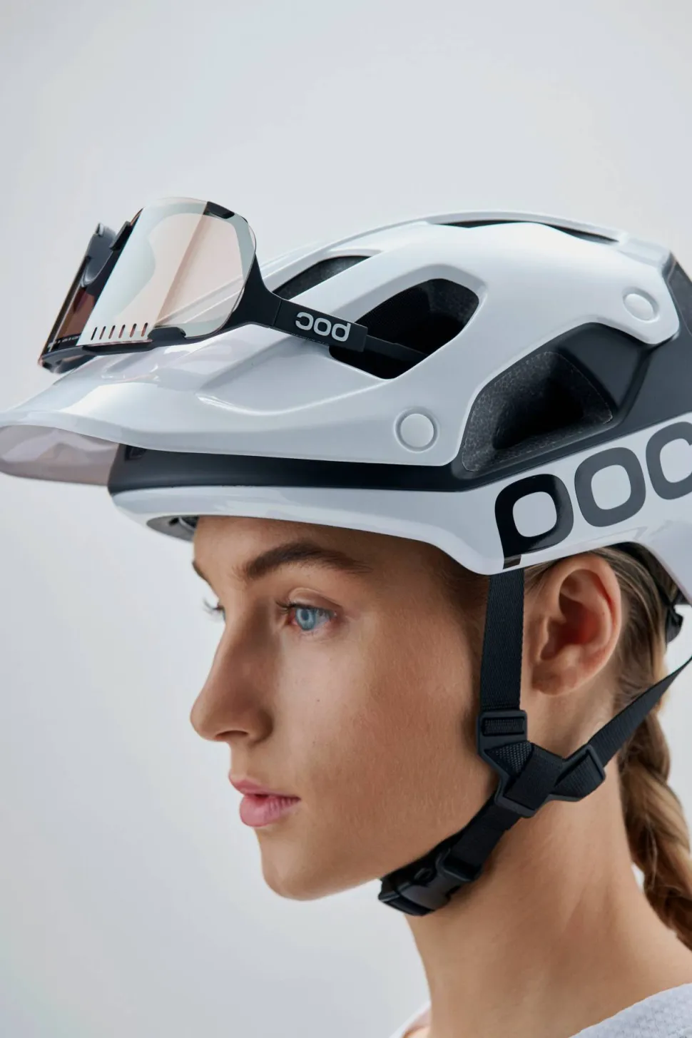 POC Cularis Pure MTB Helmet Hydrogen White/Uranium Black Matt