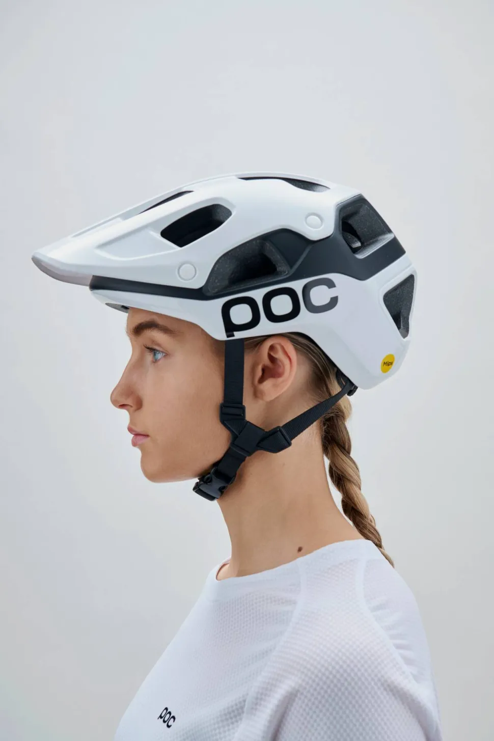 POC Cularis Pure MTB Helmet Hydrogen White/Uranium Black Matt