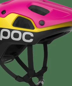 POC Cularis Pure MTB Helmet Rhos Red Matt/Citrine Yellow Matt Hot