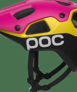 POC Cularis Pure MTB Helmet Rhos Red Matt/Citrine Yellow Matt Hot