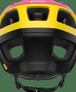 POC Cularis Pure MTB Helmet Rhos Red Matt/Citrine Yellow Matt Hot