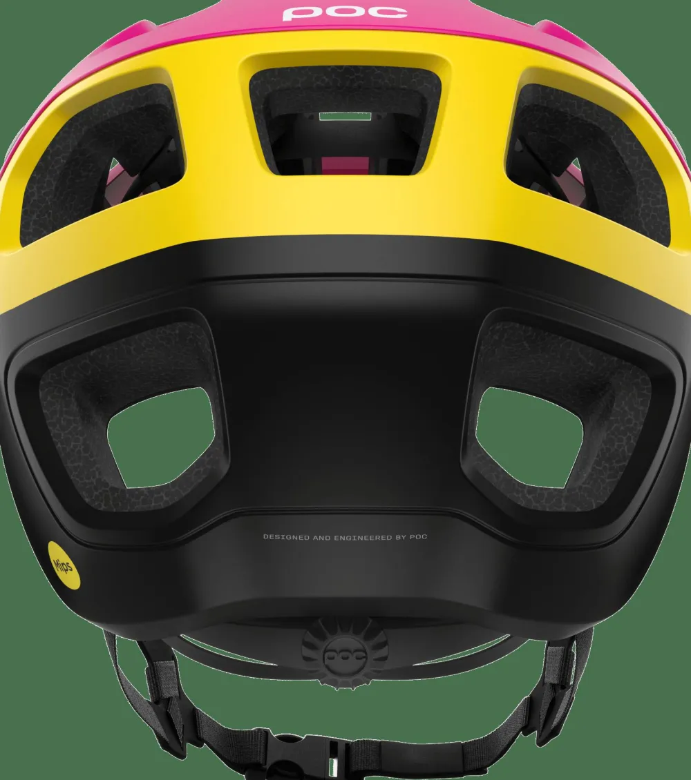 POC Cularis Pure MTB Helmet Rhos Red Matt/Citrine Yellow Matt Hot