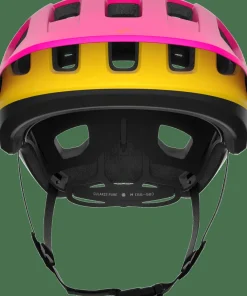 POC Cularis Pure MTB Helmet Rhos Red Matt/Citrine Yellow Matt Hot