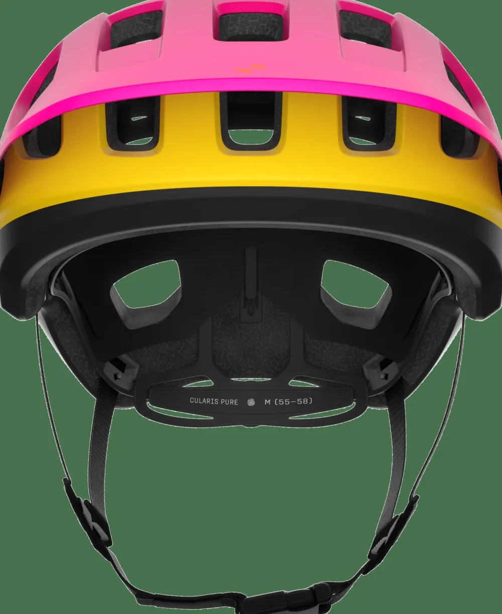 POC Cularis Pure MTB Helmet Rhos Red Matt/Citrine Yellow Matt Hot