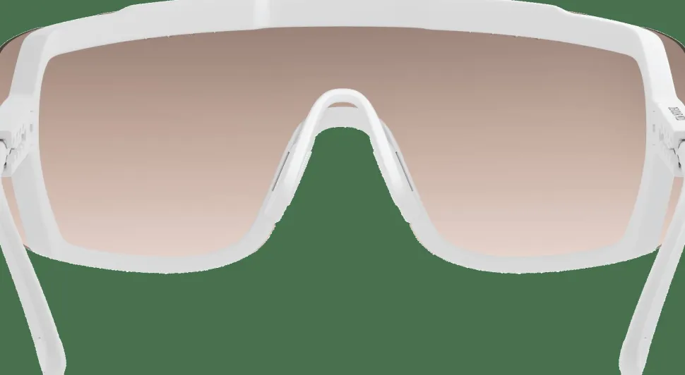 POC Devour Mid Bike Sunglasses Hydrogen White/Clarity Trail /Partly Sunny Silver