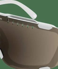 POC Devour Mid Bike Sunglasses Hydrogen White/Clarity Trail /Partly Sunny Silver