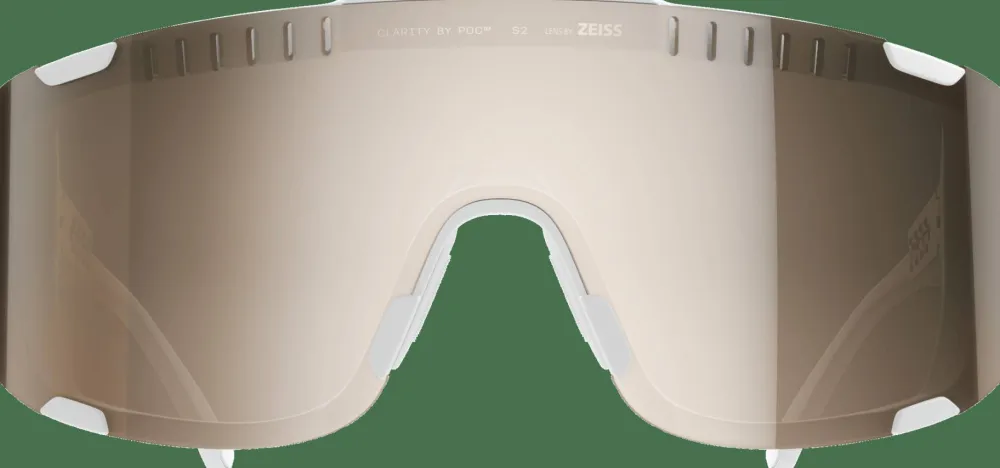 POC Devour Mid Bike Sunglasses Hydrogen White/Clarity Trail /Partly Sunny Silver Outlet