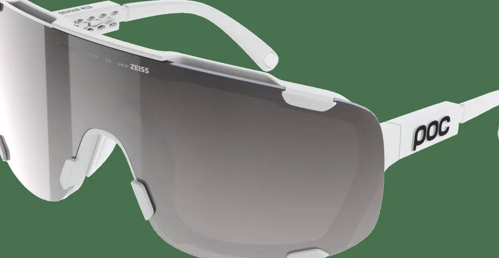POC Devour Mid Bike Sunglasses Hydrogen White/Clarity Road/Sunny Silver Hot