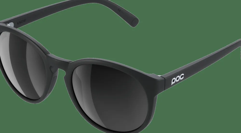 POC Know Polarized Bike Sunglasses Uranium Black/Clarity Polarized/Sunny Grey New
