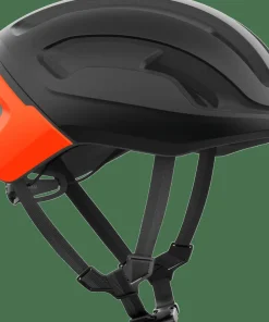 POC Omne Air Mips Cycling Helmet Uranium Black Matt/Fluorescent Orange Matt