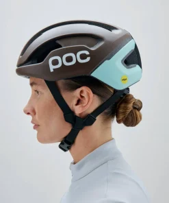 POC Omne Air Mips Cycling Helmet Bronzite Brown Matt/Lazurite Blue Matt Clearance