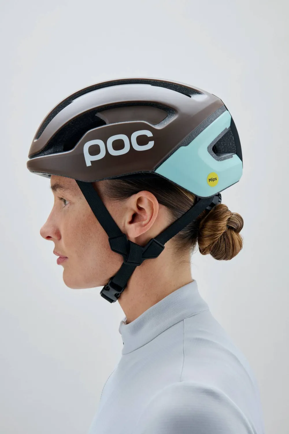 POC Omne Air Mips Cycling Helmet Bronzite Brown Matt/Lazurite Blue Matt Clearance