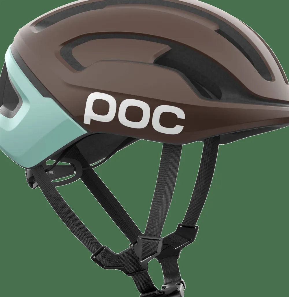 POC Omne Air Mips Cycling Helmet Bronzite Brown Matt/Lazurite Blue Matt Clearance