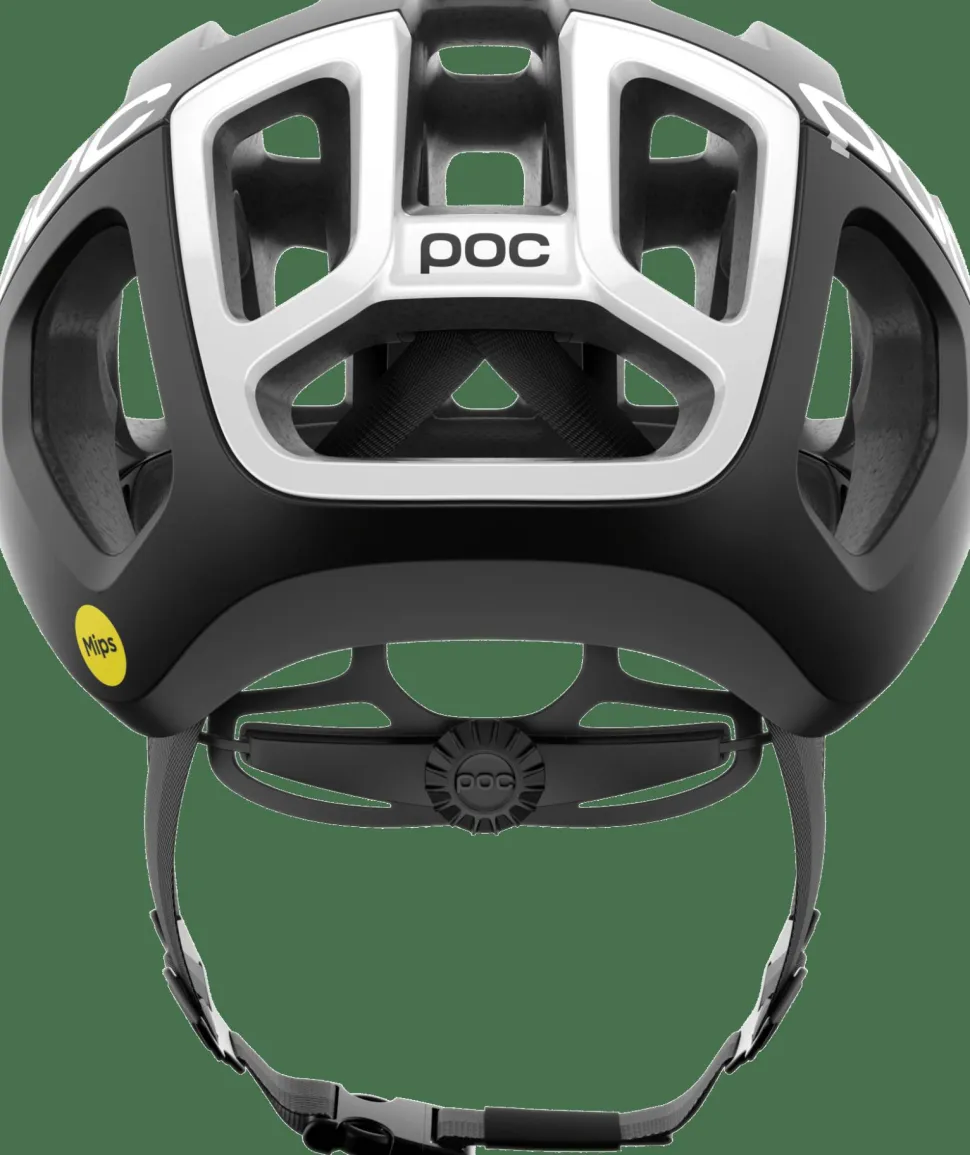 POC Ventral Air Mips Cycling Helmet Uranium Black Matt/Hydrogen White W. Logo