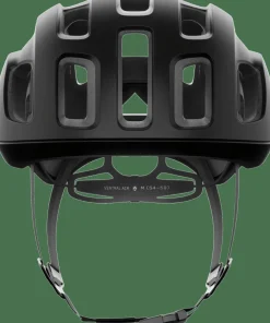 POC Ventral Air Mips Cycling Helmet Uranium Black Matt/Fluorescent Orange Matt