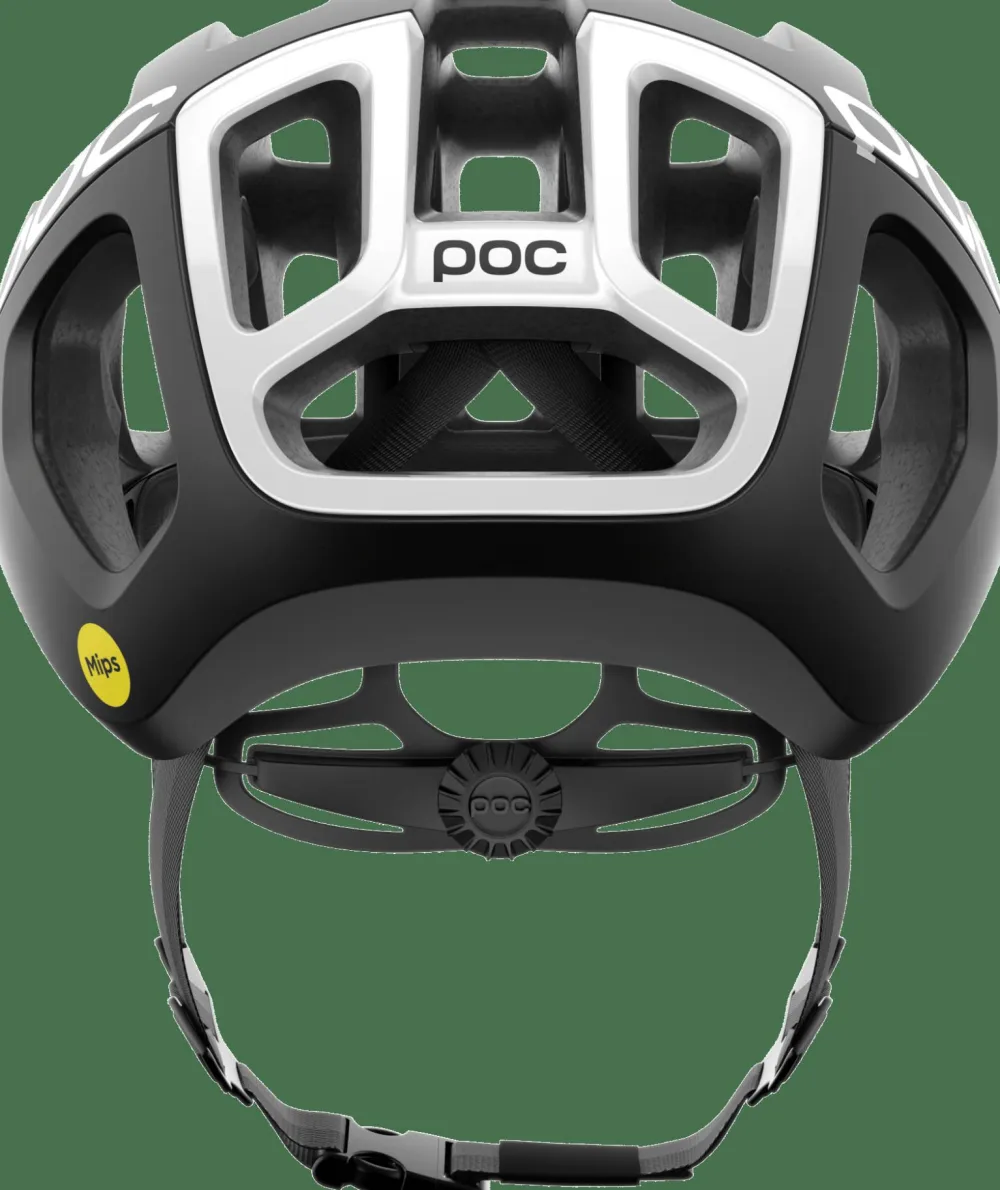 POC Ventral Air Mips Cycling Helmet Uranium Black Matt/Hydrogen White W. Logo Hot