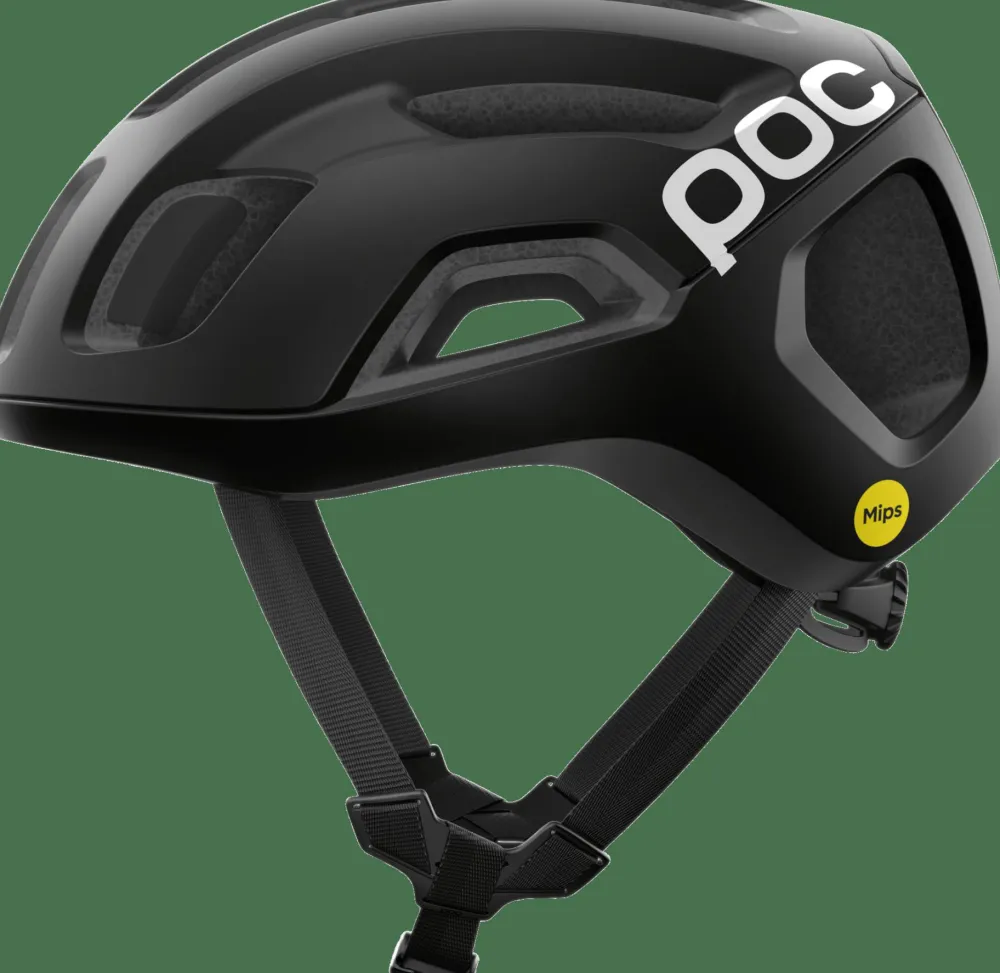 POC Ventral Air Mips Cycling Helmet Uranium Black Matt/Hydrogen White W. Logo Hot