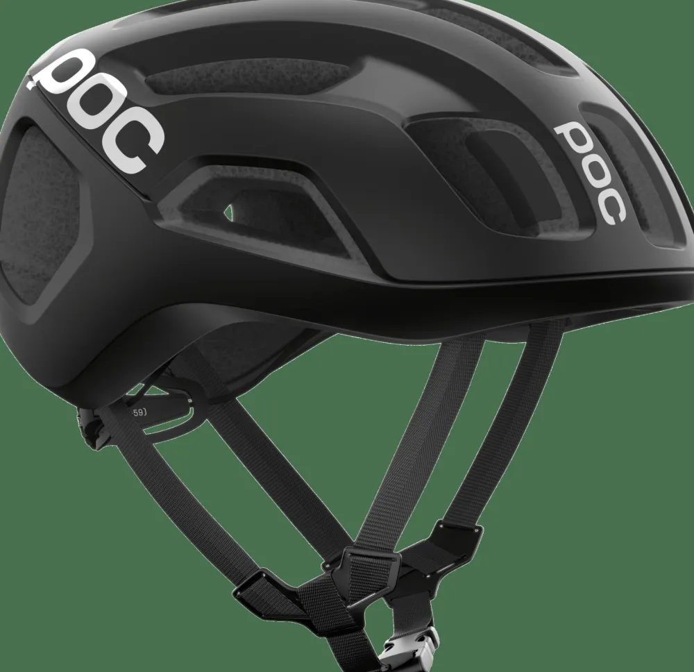 POC Ventral Air Mips Cycling Helmet Uranium Black Matt/Hydrogen White W. Logo Hot