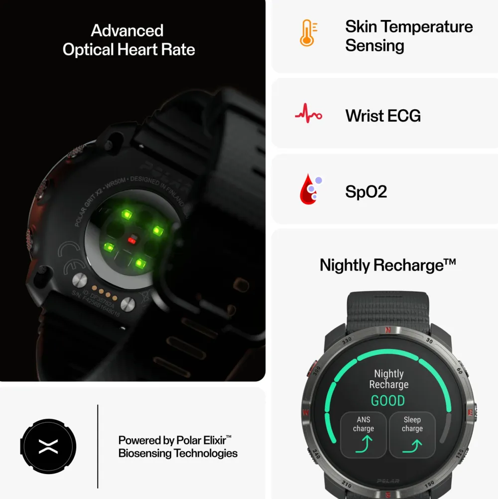Polar Grit X2 Black